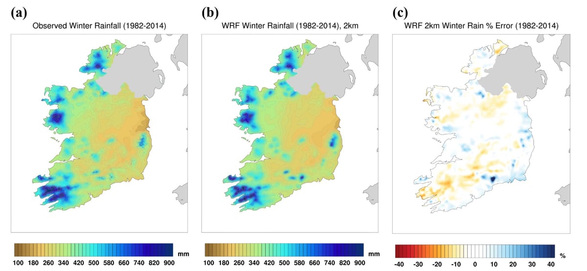 mapa da irlanda do clima