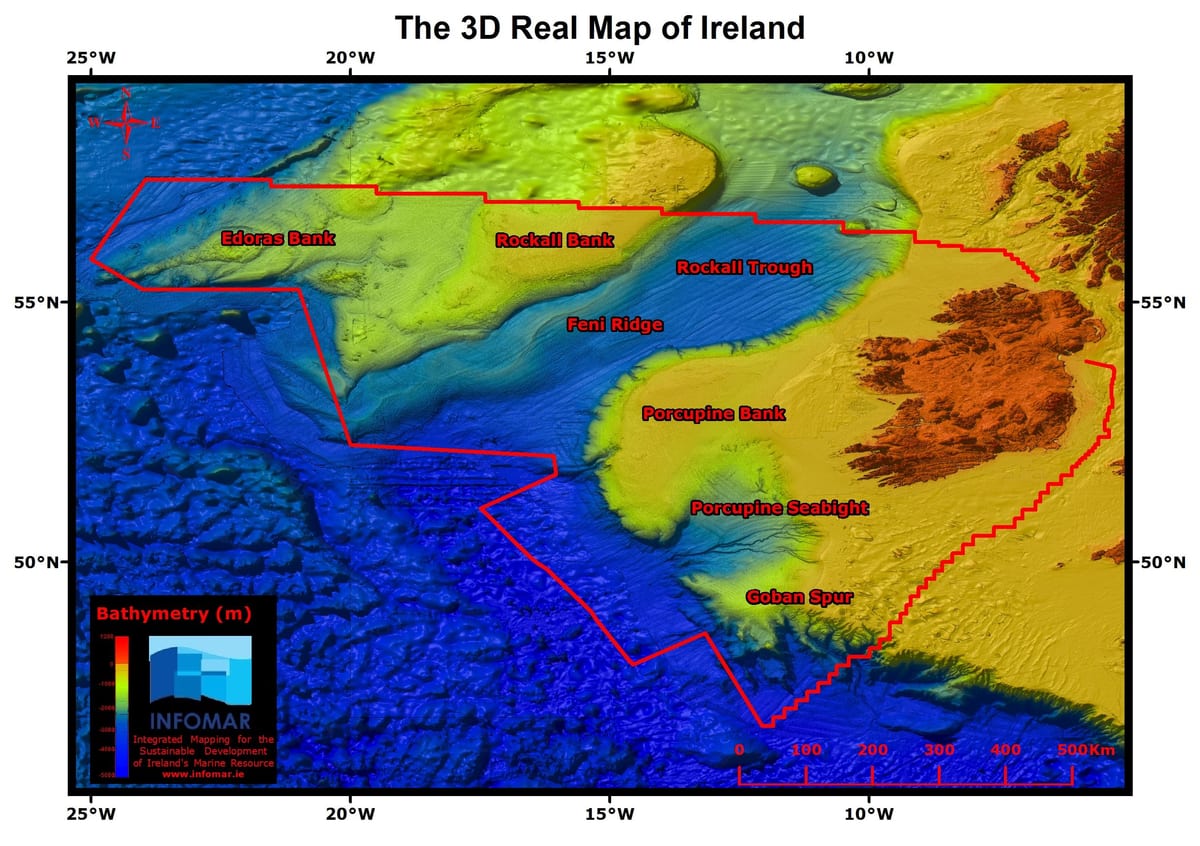 o mapa real da irlanda