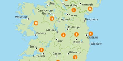 Lugares para ver na irlanda mapa
