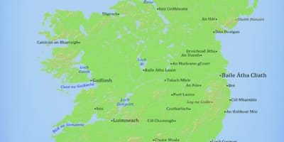 Mapa da irlanda