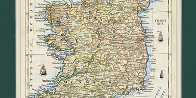 Mapa de pacotes mapa da irlanda