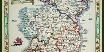 Mapa da irlanda medieval