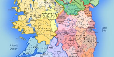 Mapa dos rios da irlanda mapa para crianças