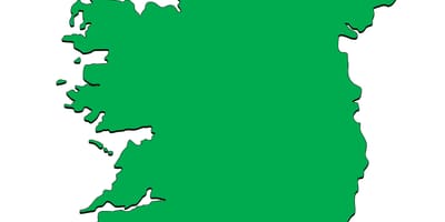 Mapa da irlanda modelo